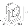 Projector Exterior Cubix 1 Antracite SLV
