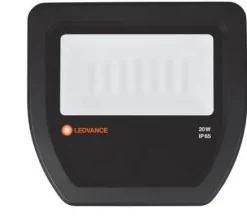 Projector exterior ledvance flood led 20w 2400lm 6500k ip65 preto