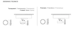 Projetor de Calha Trifásica em Alumínio Tromilux 5067.120.1T2 Branco