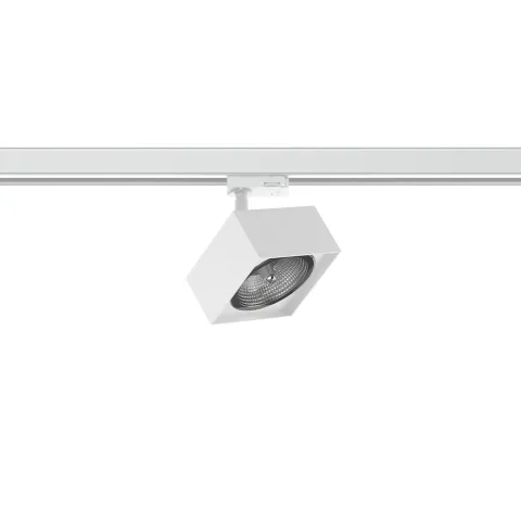 Projetor de Calha Trifásica em Alumínio Tromilux 5071.100.1X3 Branco