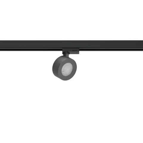 Projetor de Calha Trifásica Orientável em Alumínio para Interior TROMILUX 5089.122.9T4 Preto