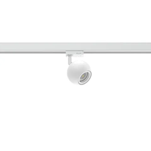 Projetor de Calha Trifásica 230V Orientável em Alumínio Tromilux 5082.100.1X2 Branco