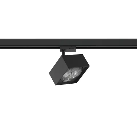 Projetor de Calha Trifásica 230V para Interior em Alumínio Tromilux 5071.100.9X4 Preto