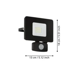 Projetor de Exterior com Sensor de Movimento FAEDO 3 EGLO 97461