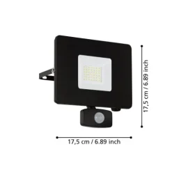 Projetor de Exterior com Sensor de Movimento FAEDO 3 EGLO 97462