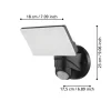Projetor de Exterior LED com Sensor de Movimento PAGINO EGLO 98178