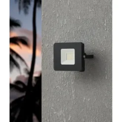 Projetor de Exterior Preto com LED Branco Neutro FAEDO 3 EGLO 97456