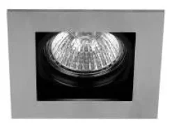 Projetor Encastrável para Lâmpada GU10 Aro em Aço Inox Escovado TROMILUX 6081.100.8XX Aço Inoxidável