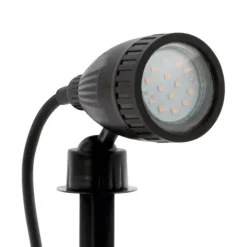 Projetor exterior de plástico preto ajustável NEMA 1 EGLO 93384