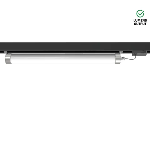 Projetor para Calha Trifásica 230V com Difusor Opalino Tromilux 5097.061.2F4 Cinza