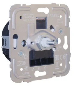 Regulador/Comutador de Luz Eletrónico para Lâmpadas de Baixo Consumo de 450W/VA R, C Efapel 0150.21217