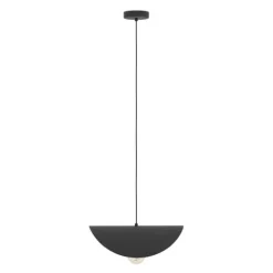 SACEDA Candeeiro de Teto Suspenso Preto e Dourado 41 cm 390392