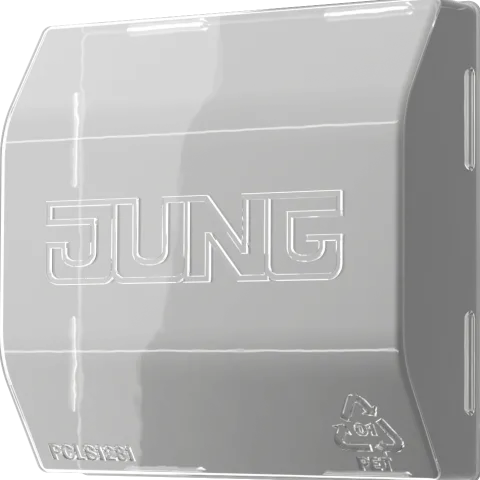Tampa de proteção em duroplástico transparente PCLS1281 JUNG PCLS1281