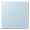 Tecla dupla azul outremer clair, LS 990, Les Couleurs® Le Corbusier - JUNG