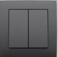 Tecla dupla Gris efapel 90611 tis Série Logus 90