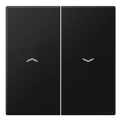 Tecla Duplo com Símbolos de Seta Preto Mate LS JUNG LS995PSWM