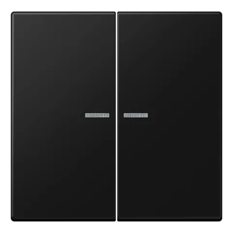 Tecla duplo com visor preto mate LS JUNG LS995KO5SWM