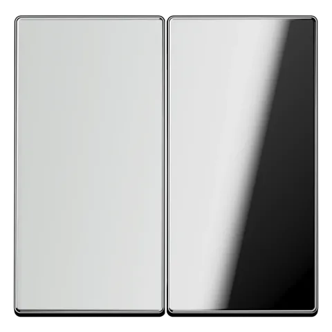 Tecla duplo cromado brilhante Série LS JUNG GCR2995