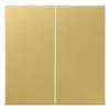 Tecla duplo latão classic Série LS JUNG ME2995C