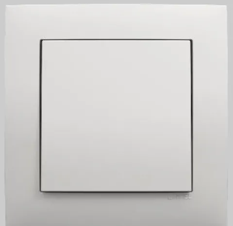 Tecla simples Branco EFAPEL 90601 TBR Série Logus 90