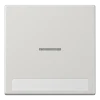 Tecla simples com campo de inscrição e visor cinzento claro LS JUNG LS990NAKO5LG
