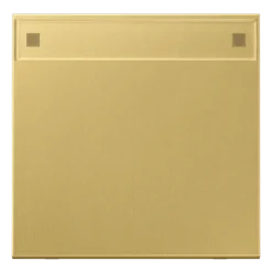 Tecla simples com campo de inscrição latão classic Série LS JUNG ME2990NAC
