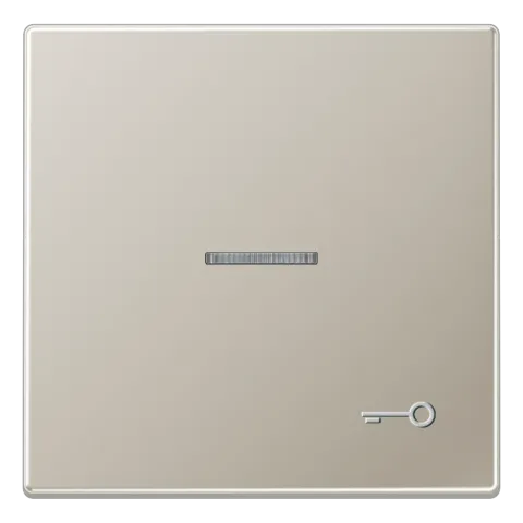 Tecla simples com símbolo porta em relevo e visor LS JUNG ES2990KO5TP