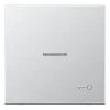 Tecla simples com símbolo porta em relevo e visor Série LS JUNG AL2990KO5TP