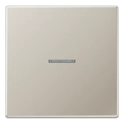 Tecla simples com visor aço Série LS JUNG ES2990KO5