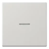 Tecla simples com visor cinzento claro LS JUNG LS990KO5LG