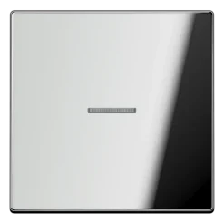 Tecla simples com visor cromado brilhante Série LS JUNG GCR2990KO5