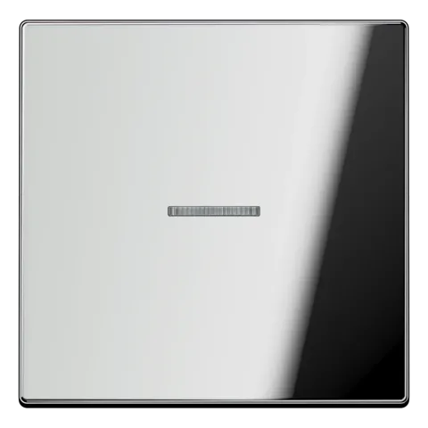 Tecla simples com visor cromado brilhante Série LS JUNG GCR2990KO5