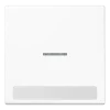 Tecla simples com visor e campo de inscrição branco LS JUNG LS990NAKO5WW