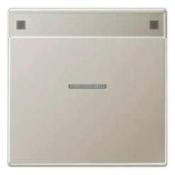 Tecla simples com visor e campo de inscrição aço Série LS JUNG ES2990NAKO5