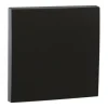 Tecla simples Efapel em preto mate - série Logus 90 - 90601 TPM