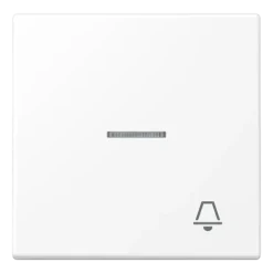 Tecla simples símbolo campainha branco mate LS JUNG LS990KO5KWWM