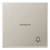 Tecla simples símbolo campainha com visor LS JUNG ES2990KO5K
