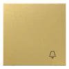 Tecla simples símbolo campainha latão classic Série LS JUNG ME2990KC