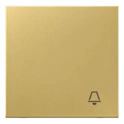 Tecla simples símbolo campainha latão classic Série LS JUNG ME2990KC