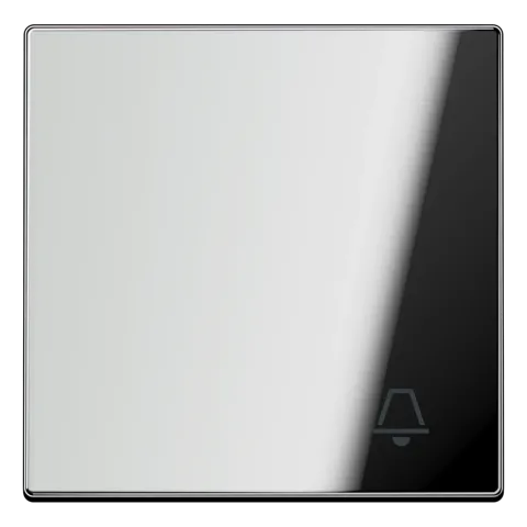 Tecla simples símbolo campainha cromado brilhante LS JUNG GCR2990K