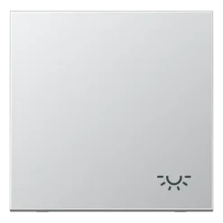 Tecla simples símbolo luz alumínio LS JUNG AL2990L