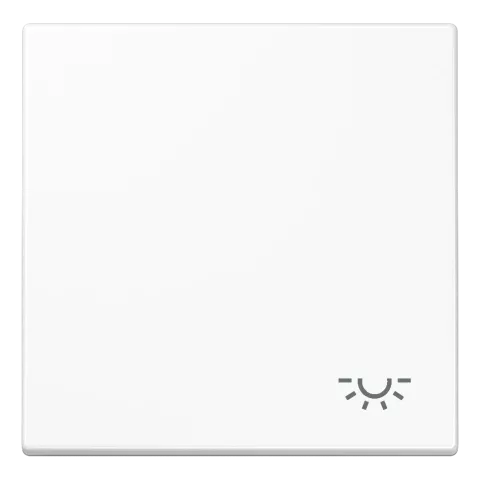 Tecla simples símbolo luz branco LS JUNG LS990LWW