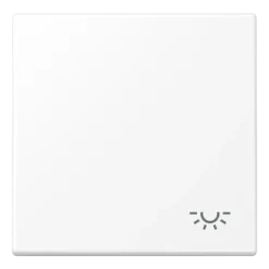 Tecla simples símbolo luz branco mate LS JUNG LS990LWWM
