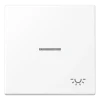 Tecla simples símbolo luz com visor branco mate LS JUNG LS990KO5LWWM