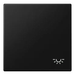 Tecla simples símbolo luz preto mate LS JUNG LS990LSWM