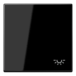 Tecla simples símbolo luz preto LS JUNG LS990LSW