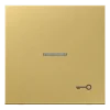 Tecla simples símbolo porta com visor latão classic Série LS JUNG ME2990KO5TC
