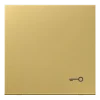 Tecla simples símbolo porta latão classic LS JUNG ME2990TC