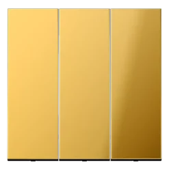 Tecla triplo dourado LS JUNG GO993
