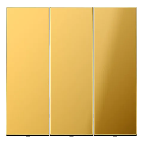 Tecla triplo dourado LS JUNG GO993